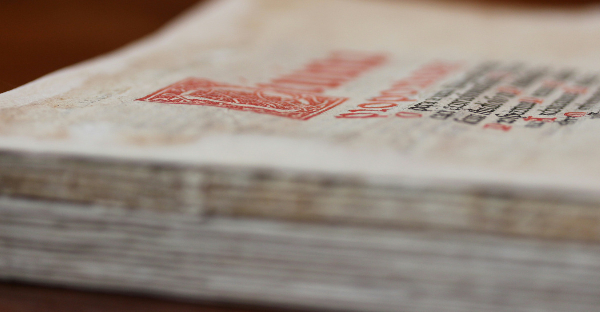 a close up of a passport on a table