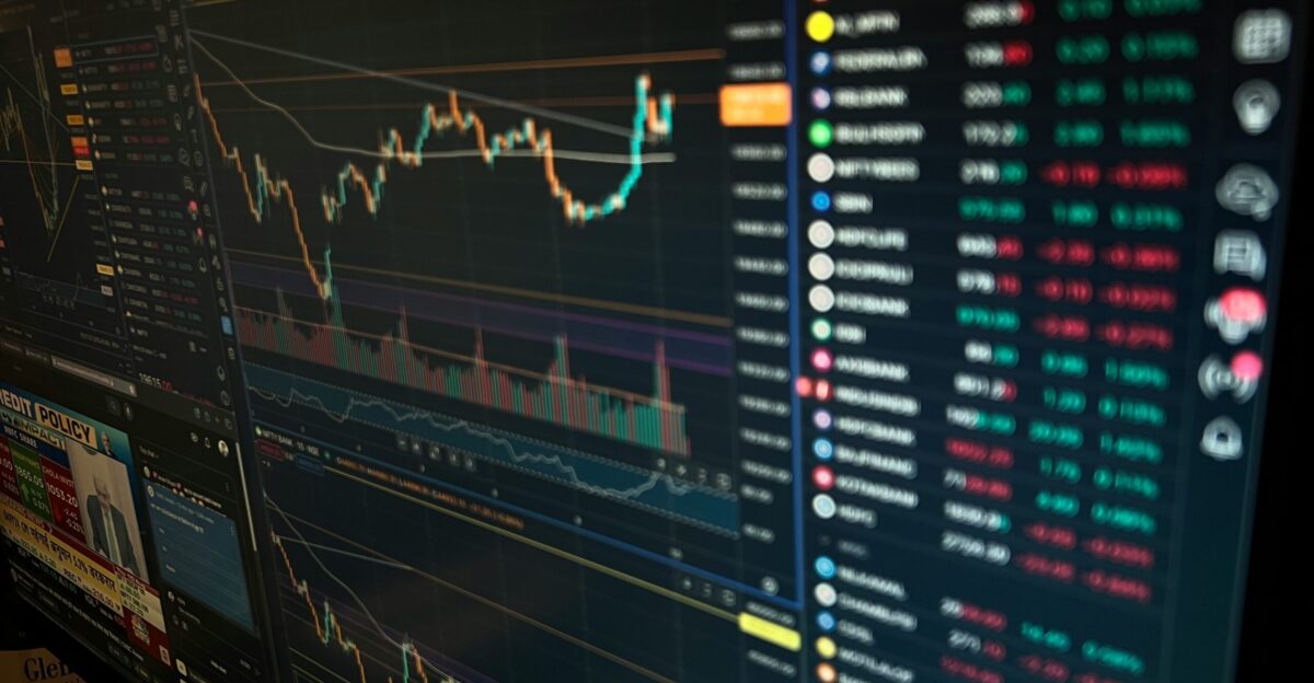 a computer screen with a bunch of data on it