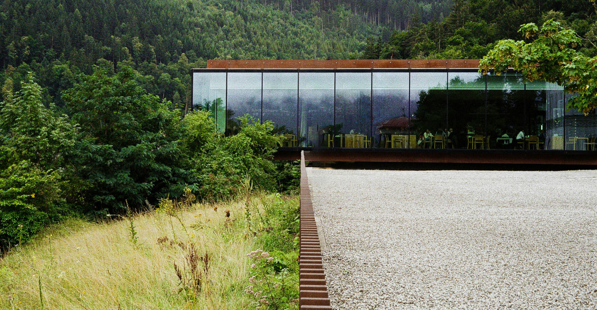 a house in the middle of a forest