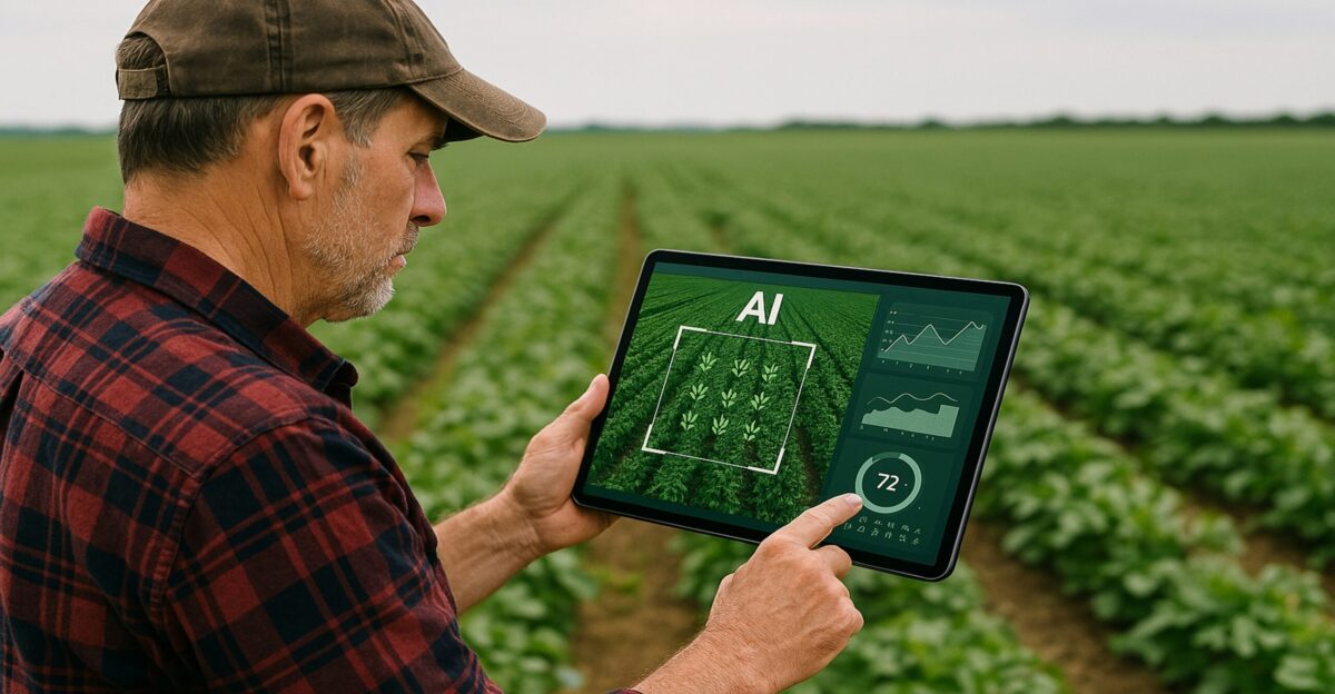 Farmer uses ai technology to monitor crops