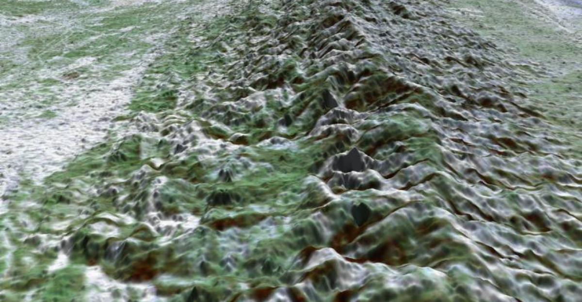 The 1 200-kilometer 800-mile San Andreas is the longest fault in California and one of the longest in North America This perspective view of a portion of the fault was generated using data from the Shuttle Radar Topography Mission SRTM which flew on NASA s Space Shuttle last February and an enhanced true-color Landsat satellite image The view shown looks southeast along the San Andreas where it cuts along the base of the mountains in the Temblor Range near Bakersfield The fault is the distinctively linear feature to the right of the mountains To the left of the range is a portion of the agriculturally rich San Joaquin Valley In the background is the snow-capped peak of Mt Pinos at an elevation of 2 692 meters 8 831 feet The complex topography in the area is some of the most spectacular along the course of the fault To the right of the fault is the famous Carrizo Plain Dry conditions on the plain have helped preserve the surface trace of the fault which is scrutinized by both amateur and professional geologists In 1857 one of the largest earthquakes ever recorded in the United States occurred just north of the Carrizo Plain With an estimated magnitude of 8 0 the quake severely shook buildings in Los Angeles caused significant surface rupture along a 350-kilometer 220-mile segment of the fault and was felt as far away as Las Vegas Nev This portion of the San Andreas is an important area of study for seismologists For visualization purposes topographic heights displayed in this image are exaggerated two times The elevation data used in this image was acquired by SRTM aboard the Space Shuttle Endeavour launched on February 11 2000 SRTM used the same radar instrument that comprised the Spaceborne Imaging Radar-C X-Band Synthetic Aperture Radar SIR-C X-SAR that flew twice on Endeavour in 1994 SRTM was designed to collect three-dimensional measurements of Earth s land surface To collect the 3-D SRTM data engineers added a mast 60 meters about 200 feet long installed additional C-band and X-band antennas and improved tracking and navigation devices The mission is a cooperative project between the NASA the National Imagery and Mapping Agency NIMA of the U S Department of Defense and the German and Italian space agencies It is managed by NASA s Jet Propulsion Laboratory Pasadena Calif for NASA s Earth Science Enterprise Washington D C JPL is a division of the California Institute of Technology in Pasadena Distance to Horizon 73 kilometers 45 3 miles Location 35 42 deg North lat 119 5 deg West lon View Toward the Southeast Date Acquired February 16 2000 SRTM December 14 1984 Landsat Image NASA JPL NIMA