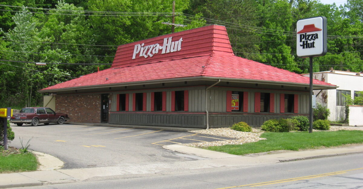 Pizza Hut restaurant in Athens Ohio United States