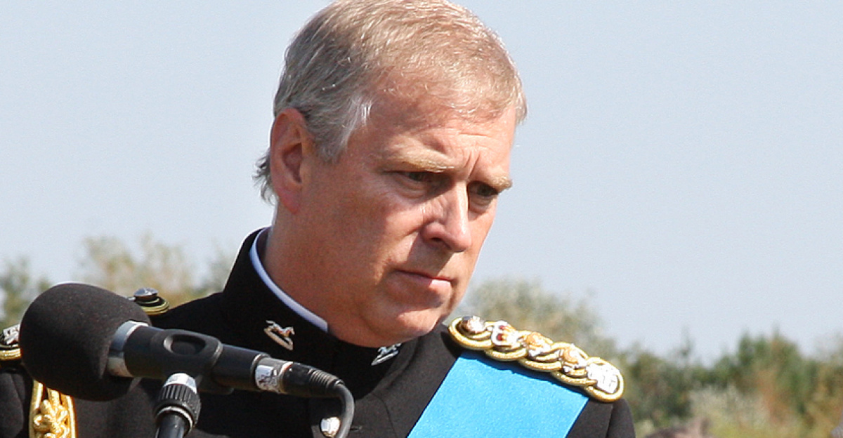 Prince Andrew unveiling The Yorkshire Regiment Memorial at the National Memorial Arboretum.
