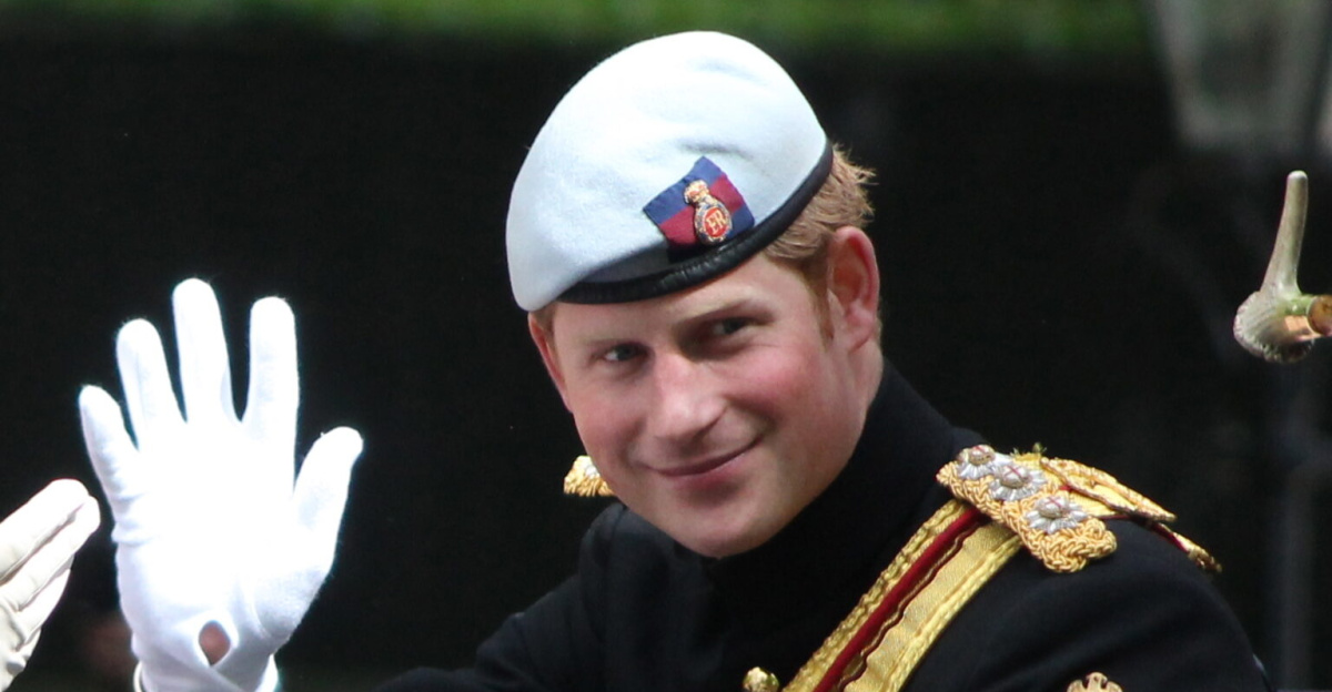 Prince Harry at Trooping the Colour, 2013