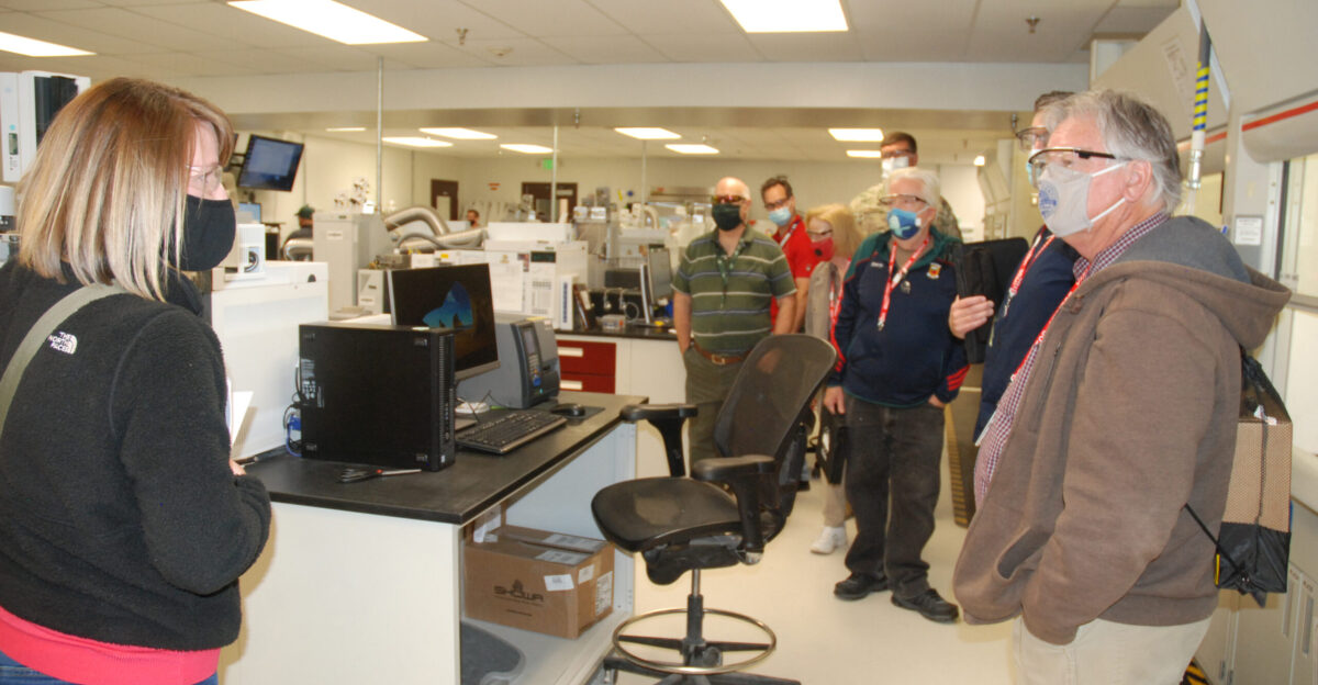 On Oct 14 2020 a tour highlighting Pueblo plant and Pueblo Chemical Depot equipment pictured was held Attendees included Irene Kornelly John Norton and Terry Hart Colorado Chemical Citizens Advisory Commission members as well as Russell DeSalvo president and CEO of Pueblo Plex They received information on items that may be of interest to the community once the plant closes Visit our website for more information a href rel noreferrer nofollow