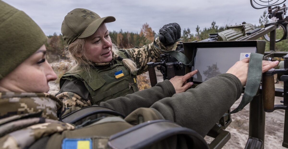 How these suburban moms in Ukraine manage grief by training to