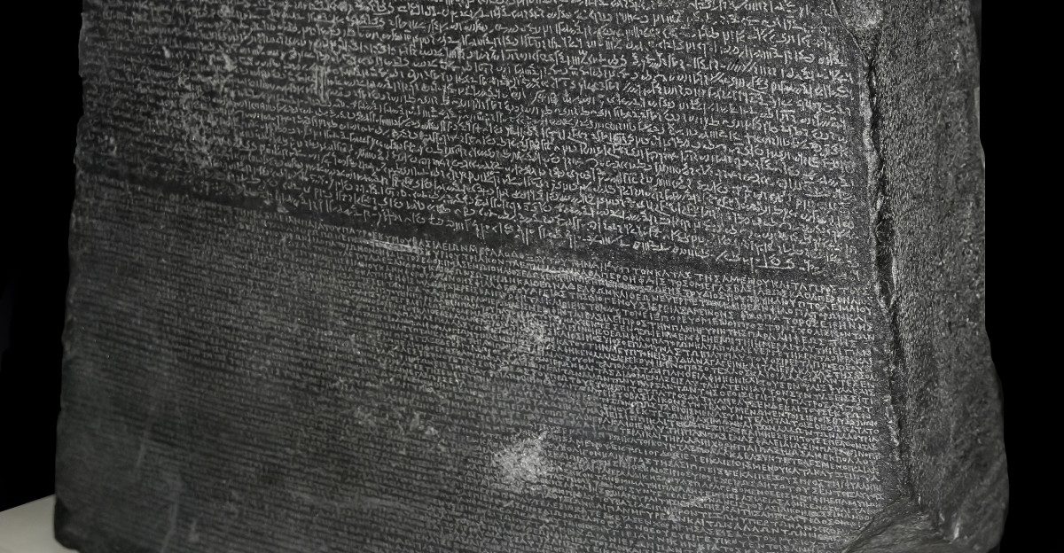 The Rosetta Stone Image treated from file