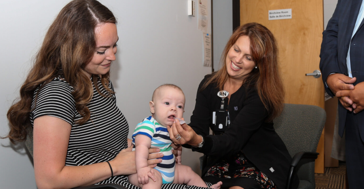 <p>The publicly funded Rotavirus vaccine is now available for infants born in 2017 who are less than 15 weeks old.
<a href="<a rel="nofollow" class="external free" href="http://www2.gnb.ca/content/gnb/en/news/news_release.2017.08.1113.html">http://www2.gnb.ca/content/gnb/en/news/news_release.2017.08.1113.html</a>" rel="nofollow">www2.gnb.ca/content/gnb/en/news/news_release.2017.08.1113...</a>
</p><p>Le vaccin contre le rotavirus est maintenant subventionné par l’État et offert aux nourrissons nés en 2017 qui ont moins de 15 semaines.
</p>
<a href="<a rel="nofollow" class="external free" href="http://www2.gnb.ca/content/gnb/fr/nouvelles/communique.2017.08.1113.html">http://www2.gnb.ca/content/gnb/fr/nouvelles/communique.2017.08.1113.html</a>" rel="nofollow">www2.gnb.ca/content/gnb/fr/nouvelles/communique.2017.08.1...</a>