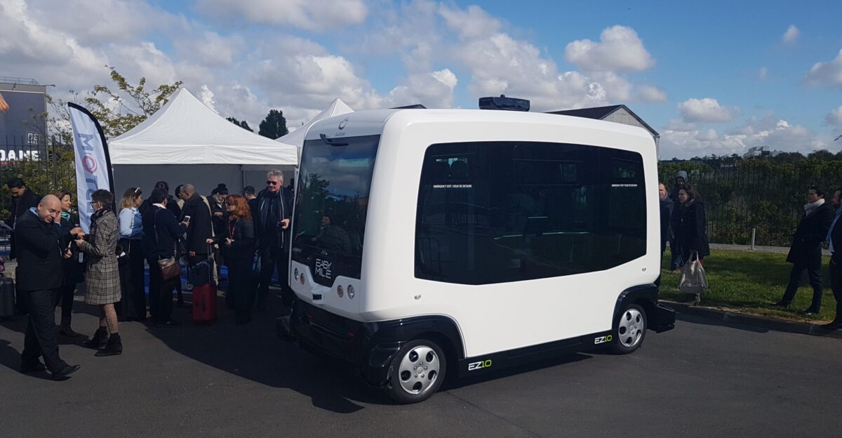 self driving vehicle in Paris