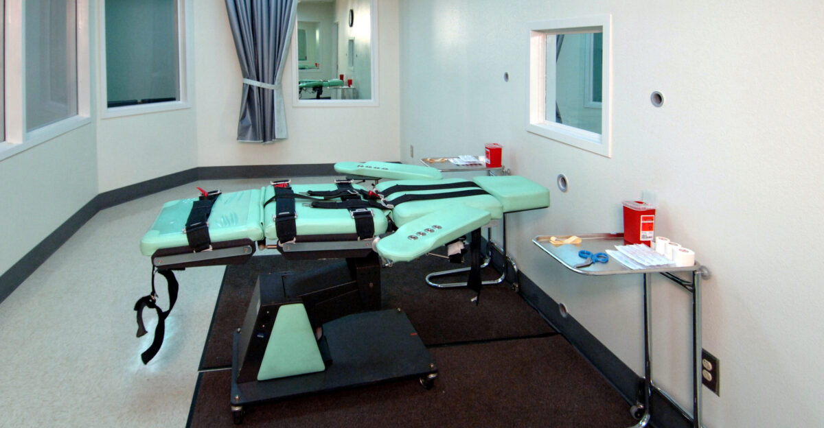 The lethal injection room at San Quentin State Prison completed in 2010