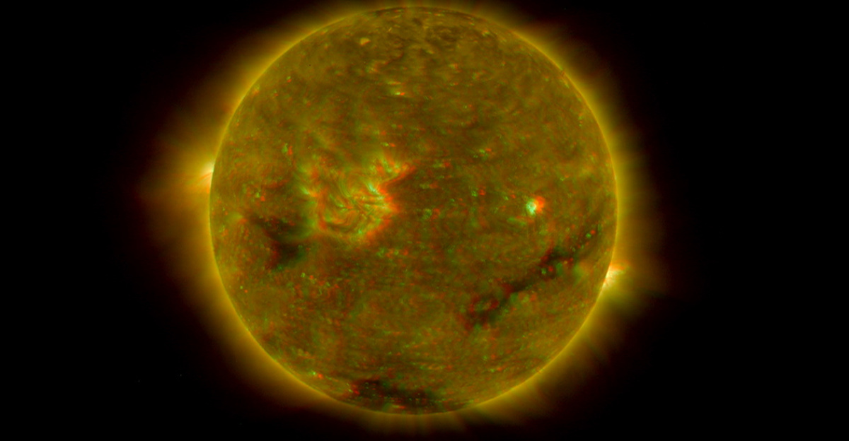 A complete 3D-Image of the Sun taken by STEREO (High Resolution)