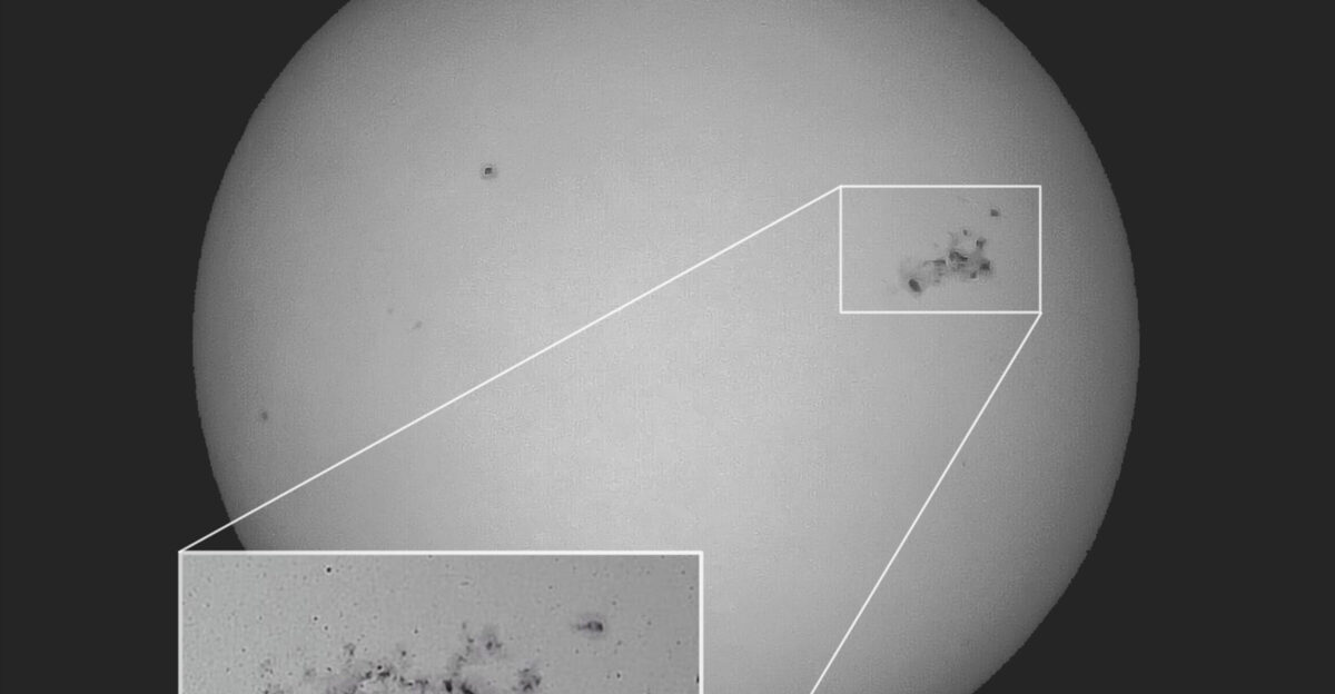 APOD 2024 May 11 - AR 3664 Giant Sunspot Group