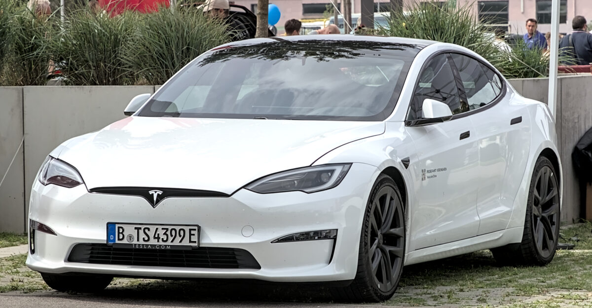 Tesla Model S 2023 at Motorworld Munich