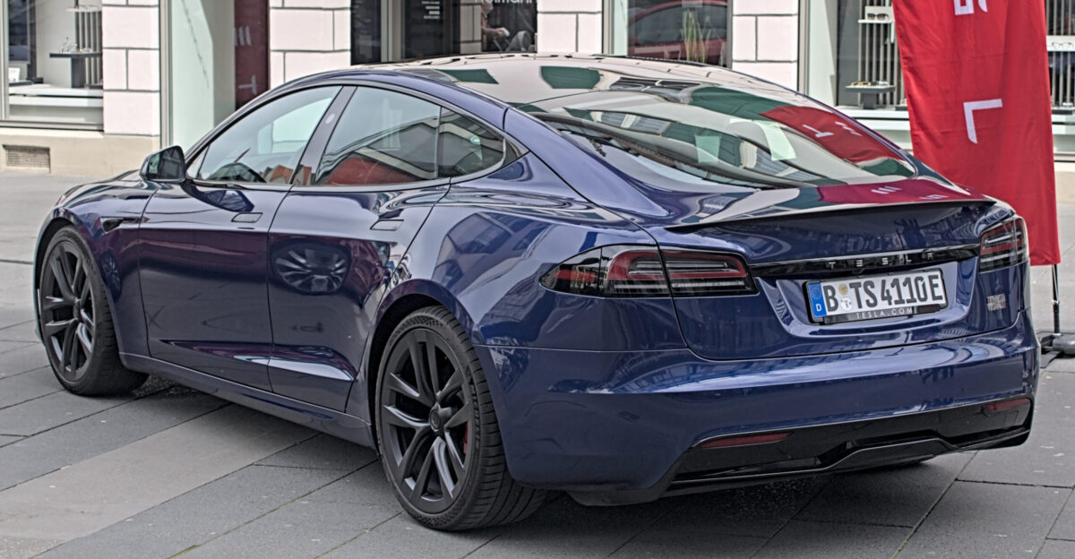 Tesla Model S Plaid at Autofr hling Ulm
