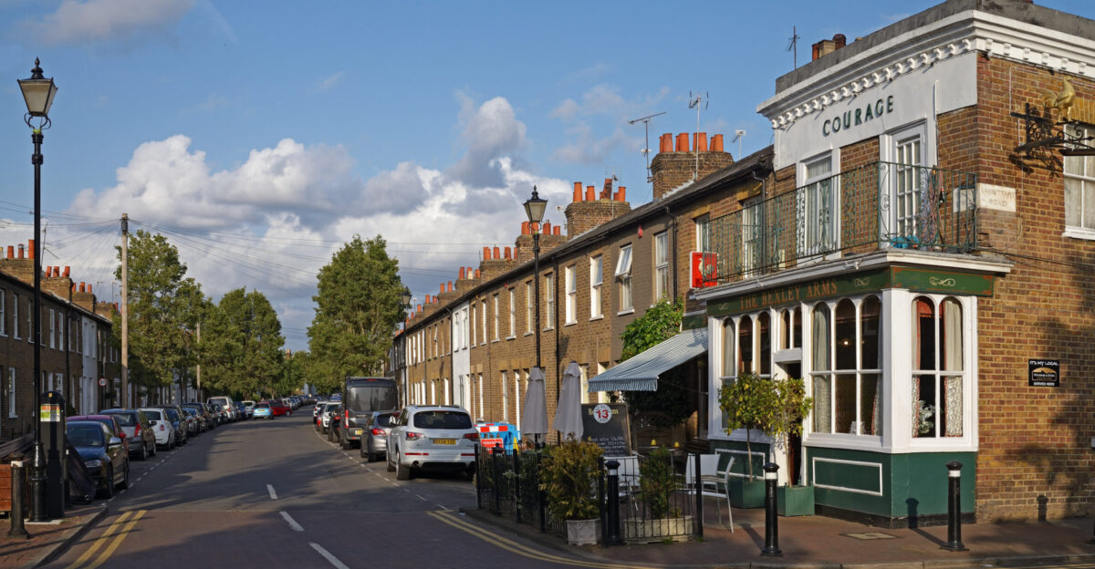 The corner of Vansittart road and Bexley st Windsor UK