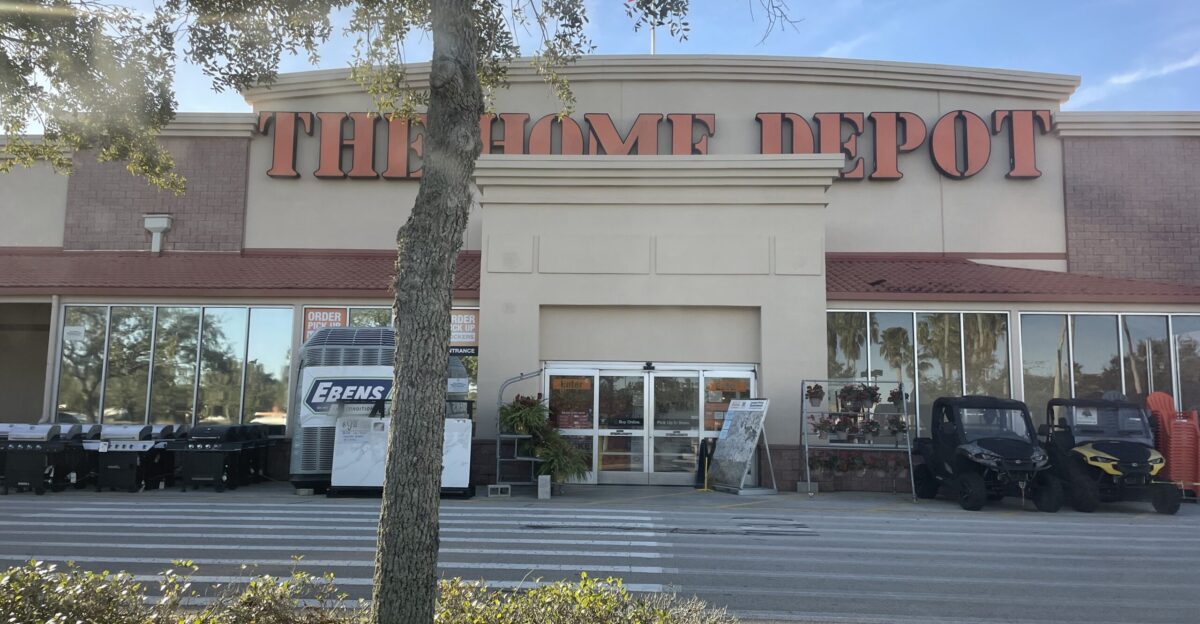 This is a Home Depot located off St Lucie West in Port St Lucie St Lucie County Florida United States