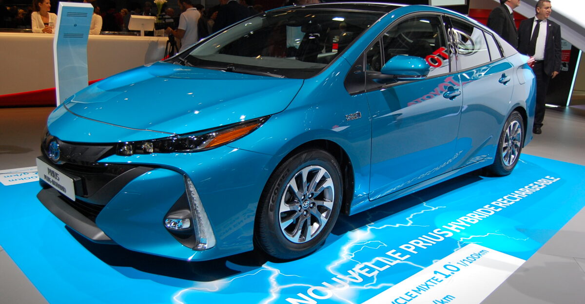Second generation Toyota Prius Plug-in Hybrid Prius Prime in North America at the Paris Motor Show - September 2016