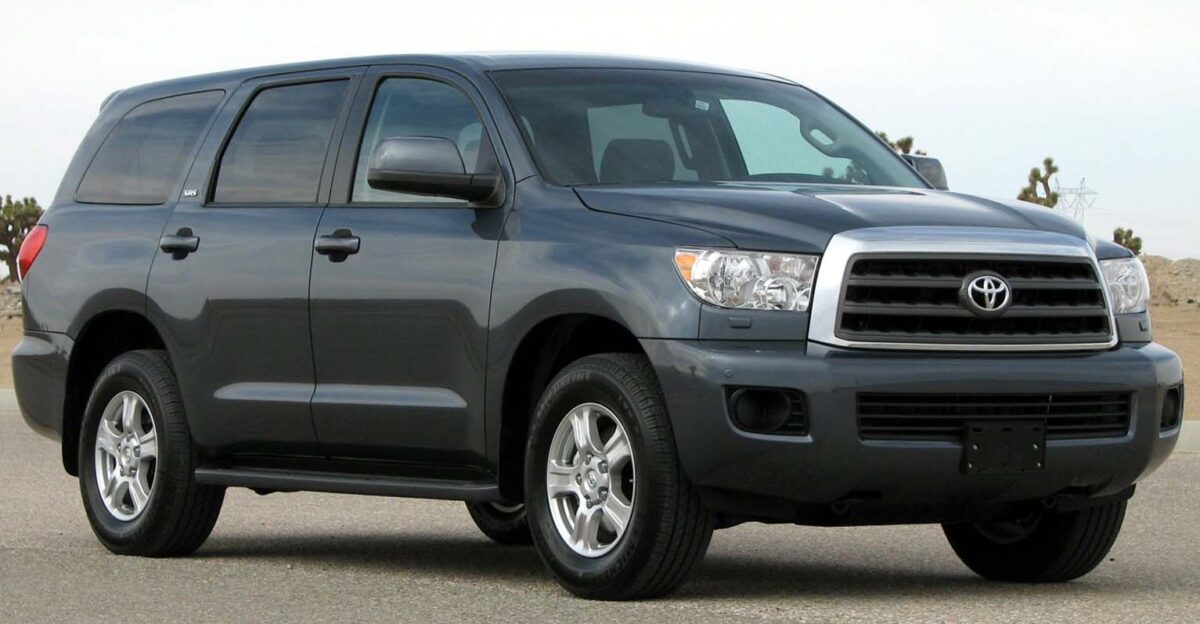 Toyota Sequoia photographed in USA