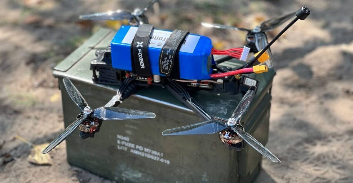 Ukrainian loitering munitions made from FPV drones