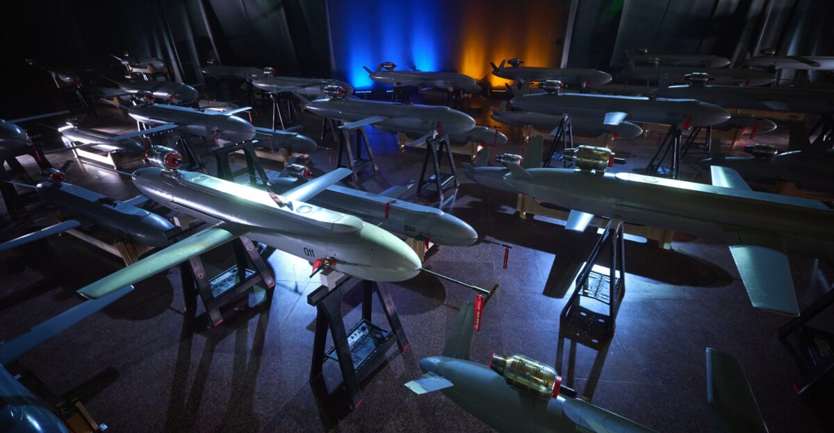 UA POV Zelensky launches drone missile known as Peklo Hell r