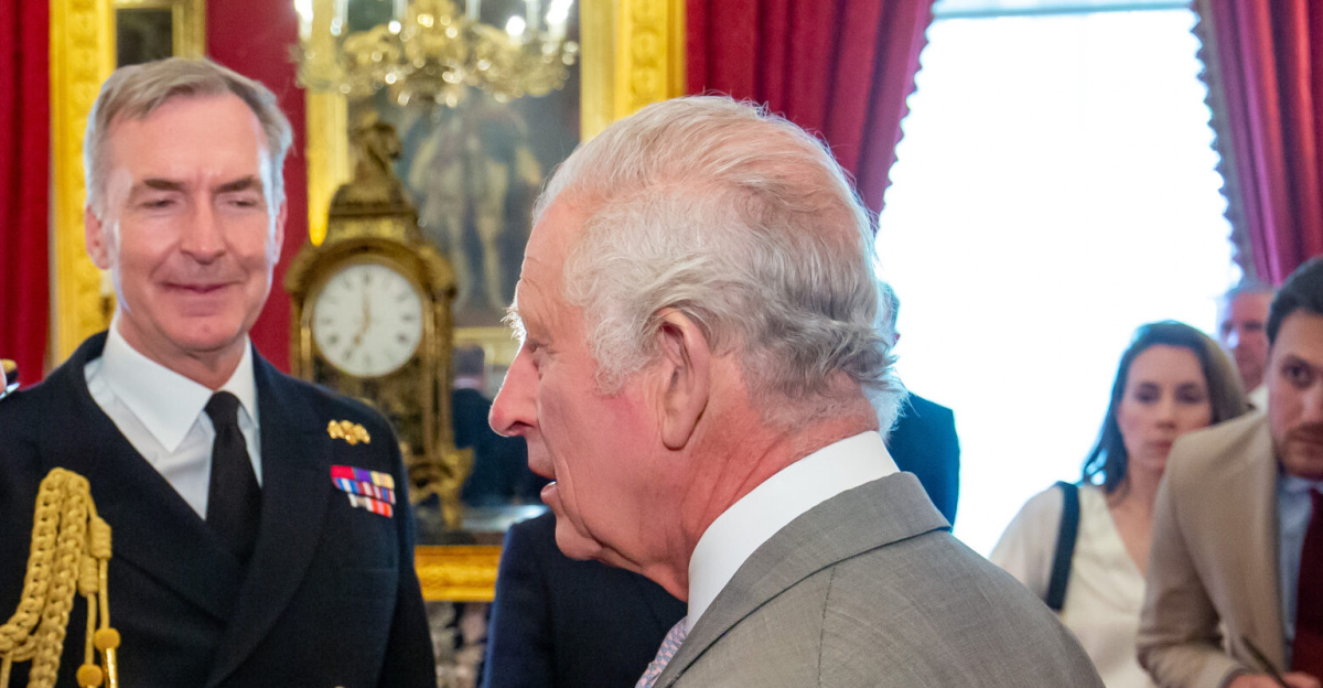 <p>LONDON, UK. 20 June 2023.
</p>
His Majesty The King talking to US Secretary of State Antony Blinken at a reception at St James Palace on the eve of the Ukraine Recovery Conference 2023 in London.
