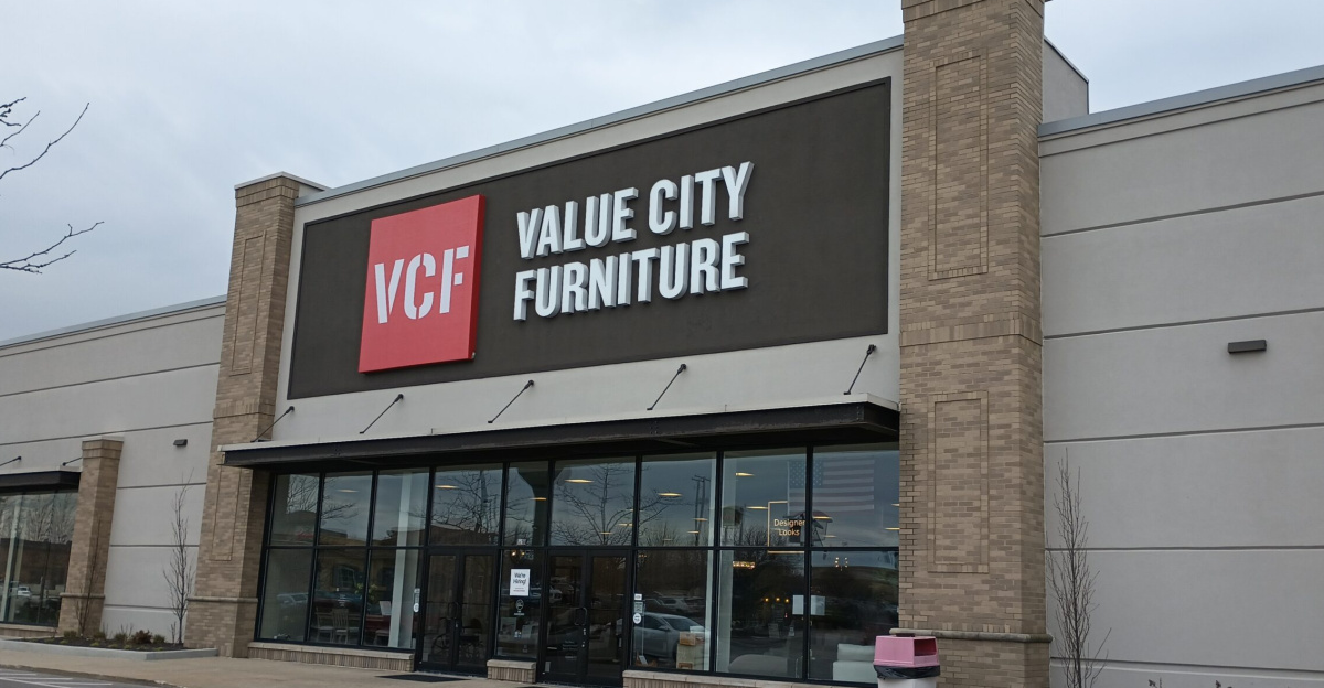 A Value City Furniture store in Greenwood.