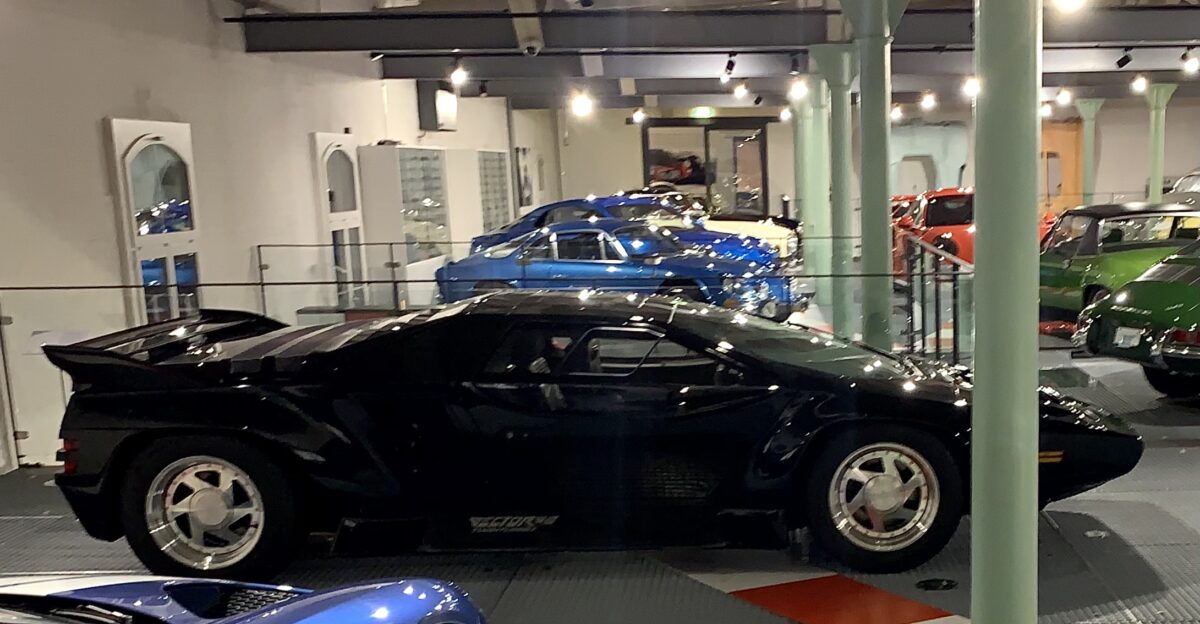 Vector W8 Twin Turbo sports car This is one of the only 17 models produced plus 2 prototype and is one of the permanent exhibit in Autobau erlebniswelt car museum in Romanshorn Switzerland