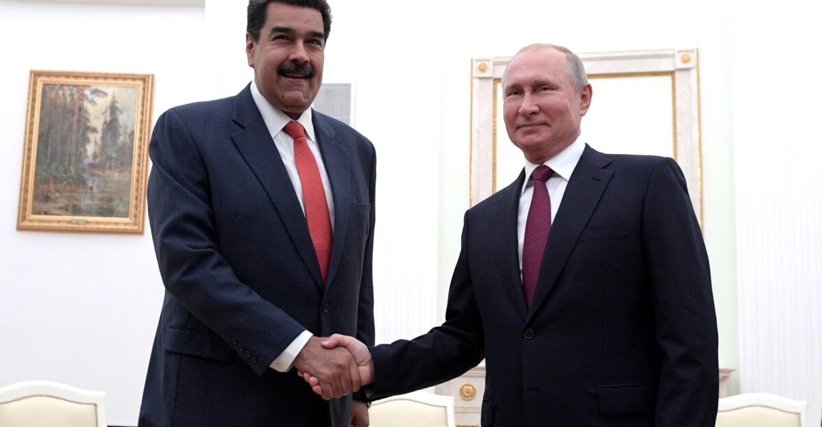 Prezident Rossii Vladimir Putin s Prezidentom Venesuely Nikolasom Maduro