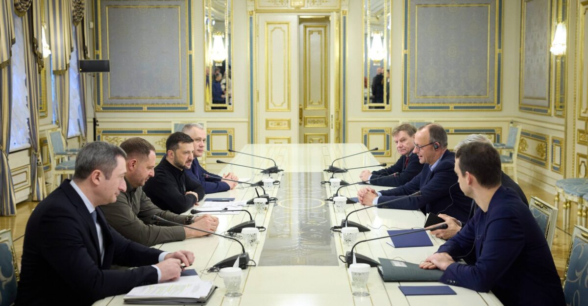 President of Ukraine Volodymyr Zelenskyy met with Friedrich Merz Chairman of the Christian Democratic Union party and Leader of the CDU CSU opposition faction in the German Bundestag I want to thank you for your support Germany s assistance is very serious - the second largest in the world after the United States In total financial support for our army along with humanitarian aid amounts to approximately 37 billion euros We are deeply grateful for this We believe that this assistance will not stop and that Germany will continue supporting Ukraine We look forward to stronger more decisive actions of Germany from you personally the Head of State said The President praised the friendly relations between Ukraine and the Federal Republic of Germany It was particularly proven by recent negotiations with German Chancellor Olaf Scholz in Kyiv and the meeting with President Frank-Walter Steinmeier in Paris Volodymyr Zelenskyy and Friedrich Merz discussed increased funding for military assistance to Ukraine for the coming year This assistance is vital for defending lives in Ukraine The country faces daily Russian attacks and every act of support saves lives Increased assistance also directly strengthens Ukraine s position in achieving a just and lasting peace One of the key topics of the meeting was the Victory Plan Both sides agreed that Ukraine could benefit from enhanced long-range capabilities and a secured invitation to NATO noting that achieving a just peace would have a significant impact on global security They also discussed Ukraine s integration into the EU ensuring unity in Europe and its role in strengthening Ukraine The President supported the CDU Leader s idea of creating a Contact Group involving Germany France the United Kingdom and Poland to work towards restoring a just and lasting peace in Ukraine Volodymyr Zelenskyy suggested that Denmark be included in this group Special attention was paid to the issue of Ukrainians who fled to Germany because of the full-scale Russian invasion The Head of State announced that the visit of the Deputy Prime Minister - Minister of National Unity of Ukraine Oleksiy Chernyshov to Berlin is already planned Friedrich Merz highlighted that Germany is engaged in intensive discussions on military assistance details and the types of weapons to be provided to Ukraine but there is a fundamental consensus on the necessity of providing assistance to end the war and establish a just peace Our faction s position is clear we aim to enable your Armed Forces to strike military bases - not civilian populations or infrastructure but the precise targets from which the war against your country is being waged I addressed this in the Bundestag a few weeks ago By imposing such range restrictions we are effectively compelling you to fight with one hand tied behind your back he emphasized