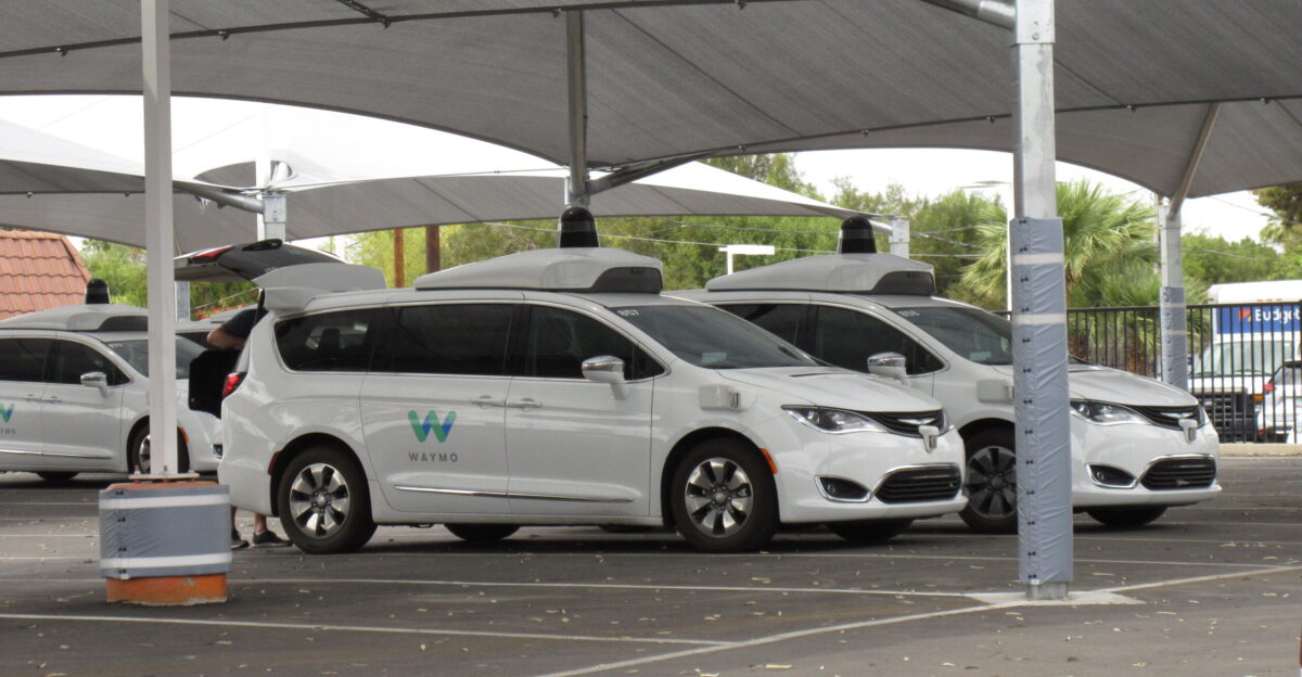 Waymo self-driving car in Tempe