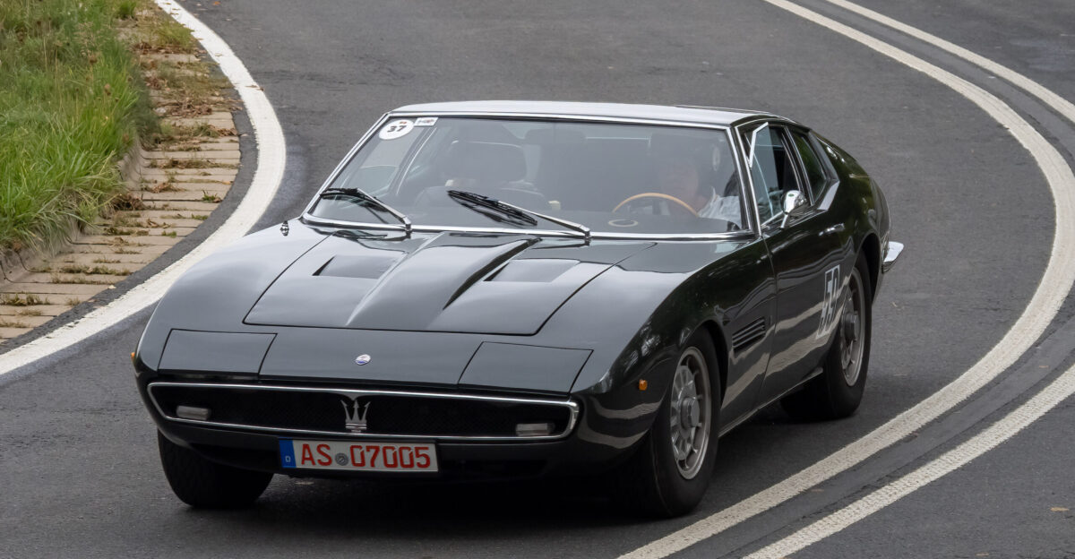 Maserati Ghibli I at the W rgau hill climb 2022