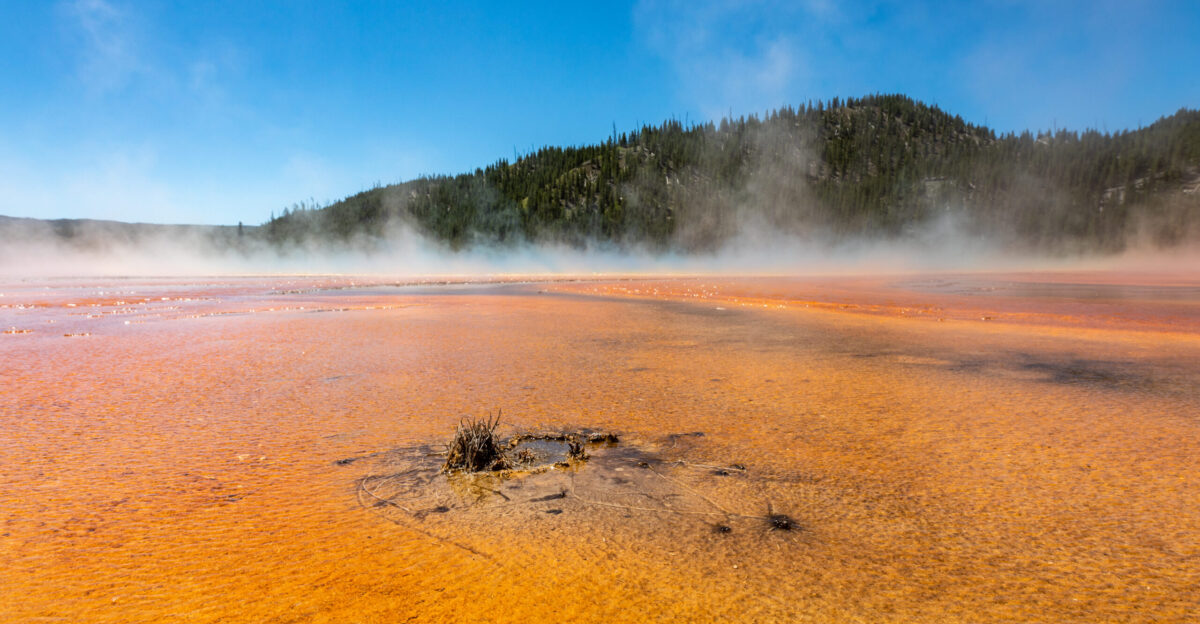 Grand Prismatic Spring Yellowstone National Park Wyoming USA