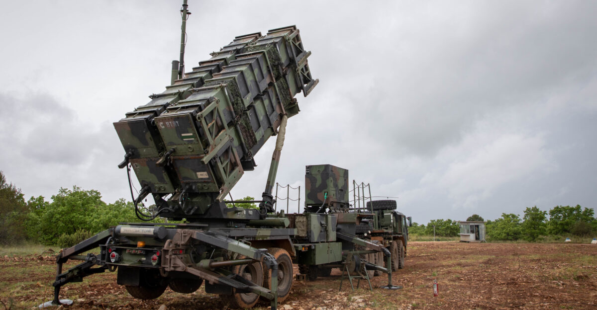 The 5th Battalion 7th Air Defense Artillery s U S Army Patriot Missile Systems arrived in Croatia May 17 2021 to participate in DEFENDER-Europe 21 associated exercise Astral Knight 21 and exercise Immediate Response 21 The systems completed their journey after a day-long convoy of 50 vehicles through Slovenia into Croatia The Regiment is participating in a series of combined exercises with multiple NATO allied and partner forces as part of DEFENDER-Europe 21 The exercises increase interoperability with host nation forces and demonstrate the battlefield capabilities of 5-7 ADA The systems were displayed for Croatian forces and local media outlets to get an introduction to the Patriot systems The 5-7 ADA employed the systems during DEFENDER-Europe 21 a large-scale U S Army-led exercise designed to build readiness and interoperability between U S NATO allies and partner militaries This year more than 28 000 multinational forces from 26 nations will conduct nearly simultaneous operations across more than 30 training areas in more than a dozen countries from the Baltics to the strategically important Balkans and Black Sea Region Follow the latest news and information about DEFENDER-Europe 21 visit U S Army photo by Sgt Alexandra Shea