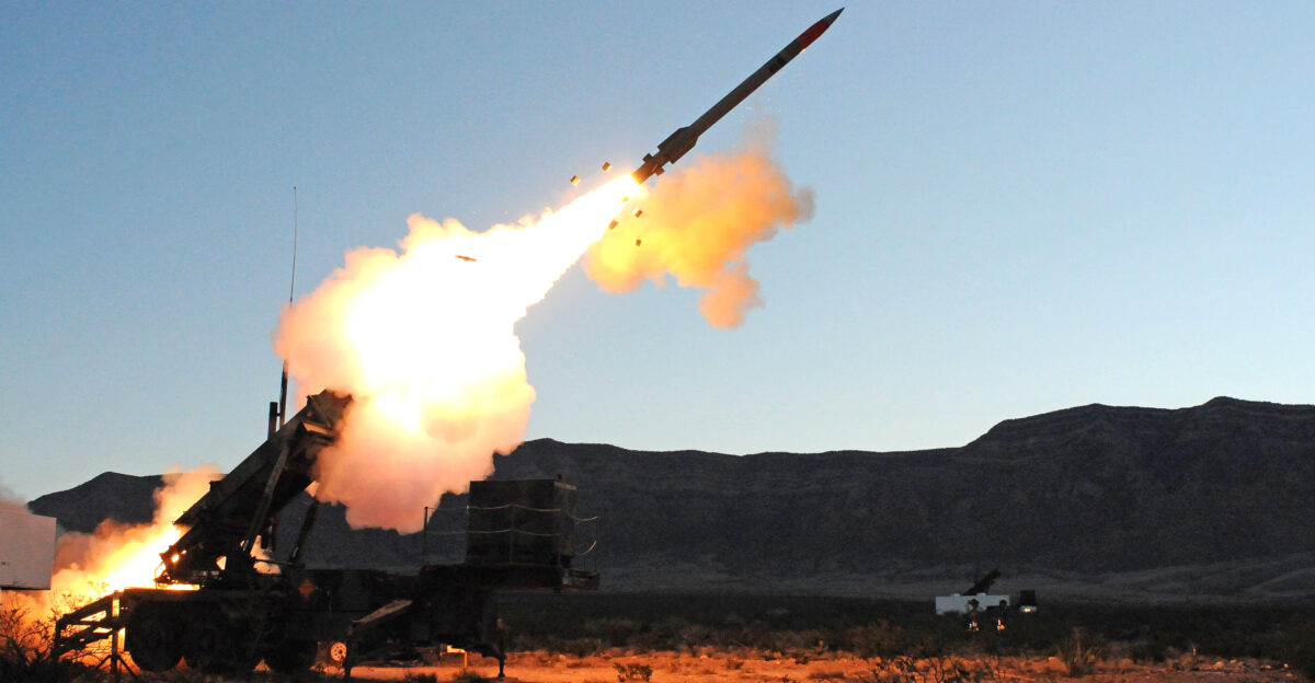 The Army test fires a Patriot missile in a recent test The Patriot missile system is a ground-based mobile missile defense interceptor deployed by the United States to detect track and engage unmanned aerial vehicles cruise missiles and short-range and tactical ballistic missiles Patriot along with other missile defense systems are included in the Army Air and Missile Defense 2028 which provides the Army s overarching vision for the AMD force describes how the AMD force is postured to support the Army and joint forces and articulates what must be accomplished to achieve the 2028 desired end state of preventing and defeating adversary air and missile attacks through a combination of deterrence active and passive defense and support to attack operations U S Army photo