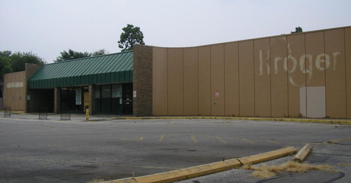 Abandoned Kroger s in Portland a neighborhood in Louisville Kentucky