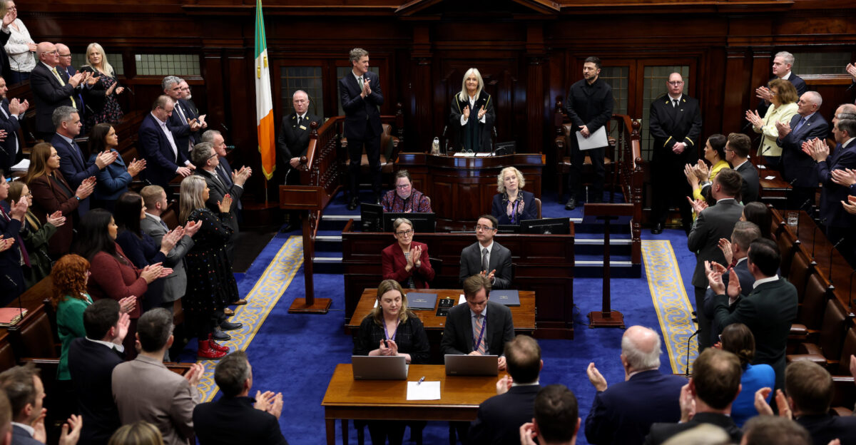 Address by President of Ukraine H E Volodymyr Oleksandrovych Zelenskyy to both Houses of the Oireachtas - Tuesday 02 December 2025