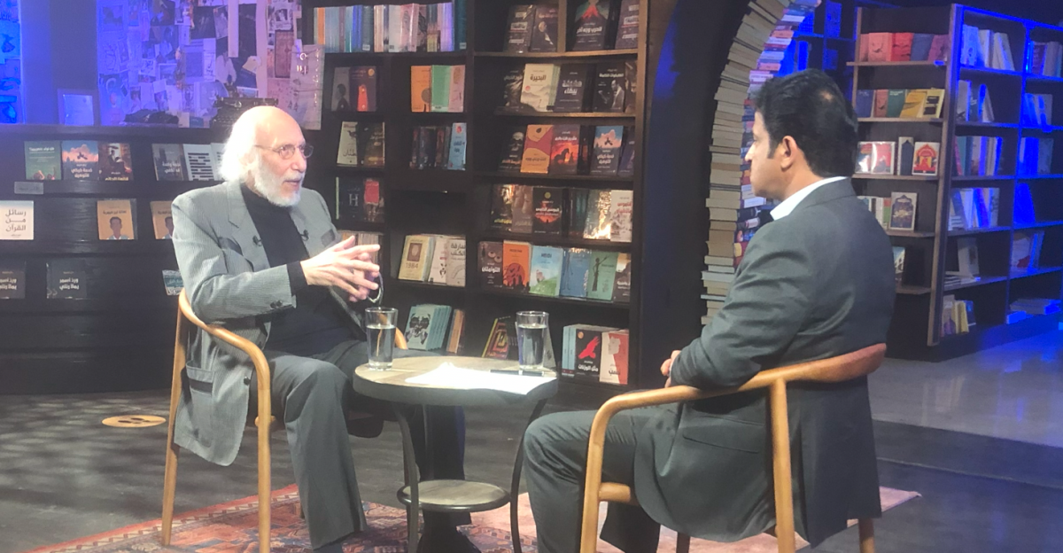 Al Jazeera TV Network's 2 episde interview recorded on Nov. 30. 2023. Photo Credit - Al Jazeera Network.