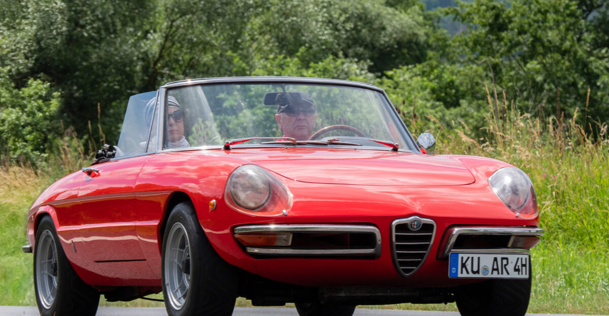 Alfa Romeo Spider at the Oldtimertreffen Ebern