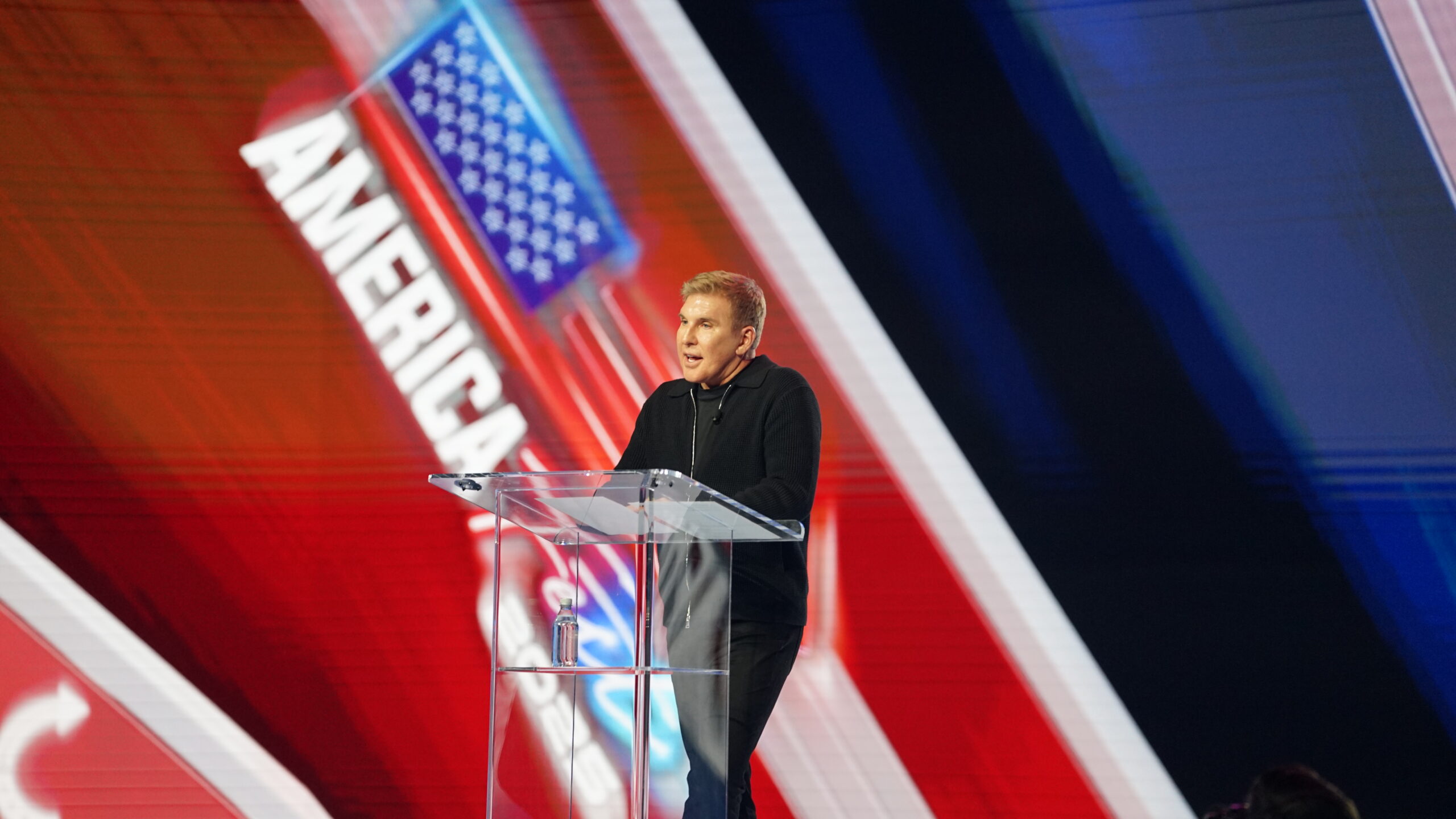 Todd Chrisley at AmericaFest 2025 in Phoenix AZ December 19 2025