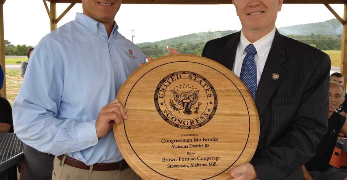 Brown-Forman Cooperages Stevenson Mill Award Presentation