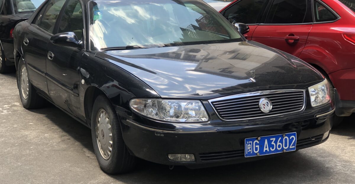 A Buick Regal CN photographed in Sanming Fujian province China