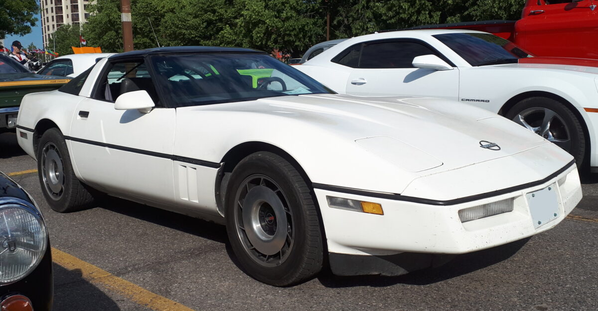 1990 Chevrolet Corvette photographed in Sault Ste Marie Ontario Canada