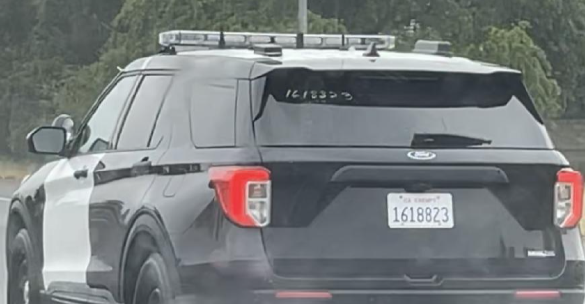 Seen Westbound on Interstate 80 in Roseville, May 4th, 2023. Vehicle is not marked and had no push bumper.