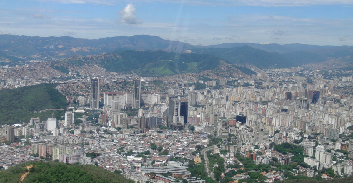 Caracas from the mountain of vila
