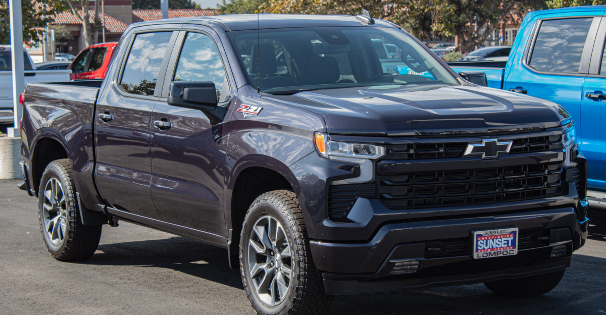 A 2022 Chevrolet Silverado 1500 Z71 I photographed in Lompoc California