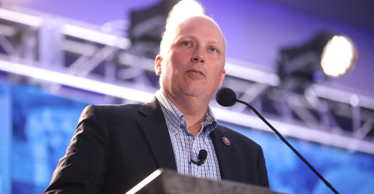 U S Congressman Chip Roy speaking with attendees at the 2019 Young Americans for Liberty Convention at the Sheraton Austin Hotel at the Capitol in Austin Texas Please attribute to Gage Skidmore if used elsewhere