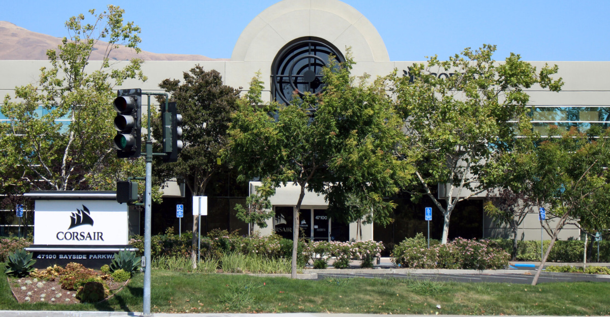 Corsair Gaming, Inc. headquarters in Fremont, California. Photographed by user Coolcaesar on July 24, 2021.