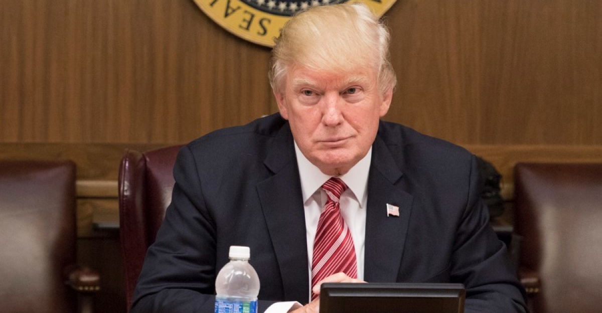 President Donald J. Trump, joined by Vice President Mike Pence and members of the Cabinet, participates in a Cabinet meeting, Saturday, September 9, 2017 in Laurel Lodge at Camp David near Thurmont, MD, discussing the projected track and potential impact of Hurricane Irma as it approaches the coast of Florida. (Official White House Photo by Shealah Craighead)