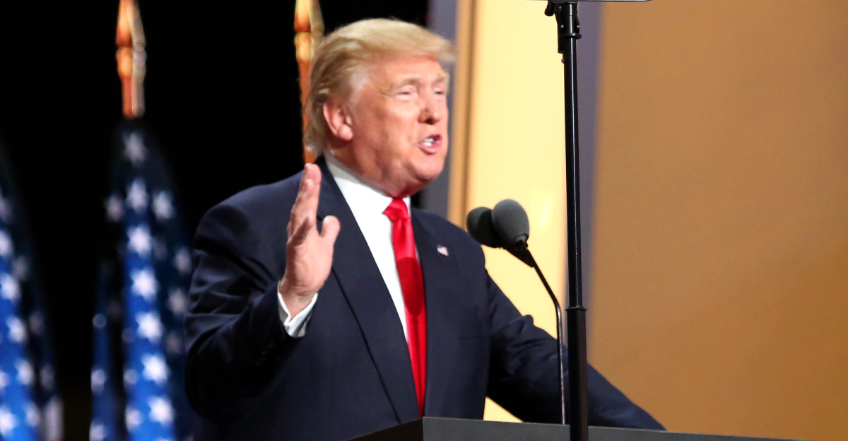 Trump promised to bring sweeping political change, to create wealth, and to make America safe again in a speech that excited delegates on the fourth and final day of the convention. (A. Shaker/VOA)