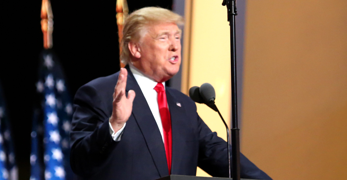 Trump promised to bring sweeping political change, to create wealth, and to make America safe again in a speech that excited delegates on the fourth and final day of the convention. (A. Shaker/VOA)